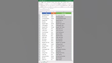 Excel 43: 4 cách nối chuỗi