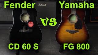 Yamaha FG800 VS Fender CD60S Guitar Battle 21