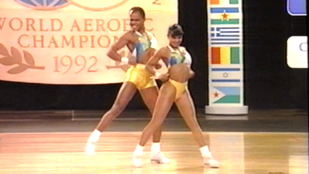 Sayonara Motta, Paulo Roberto Santos (Brasil) - 1992 World Aerobic Championship