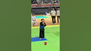 Pesilat cilik berusaha untuk menjadi sang juara#shortvideo #pencaksilat #viralvideo