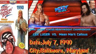 The Great American Bash (1990) | Lex Luger vs. Mark Callous