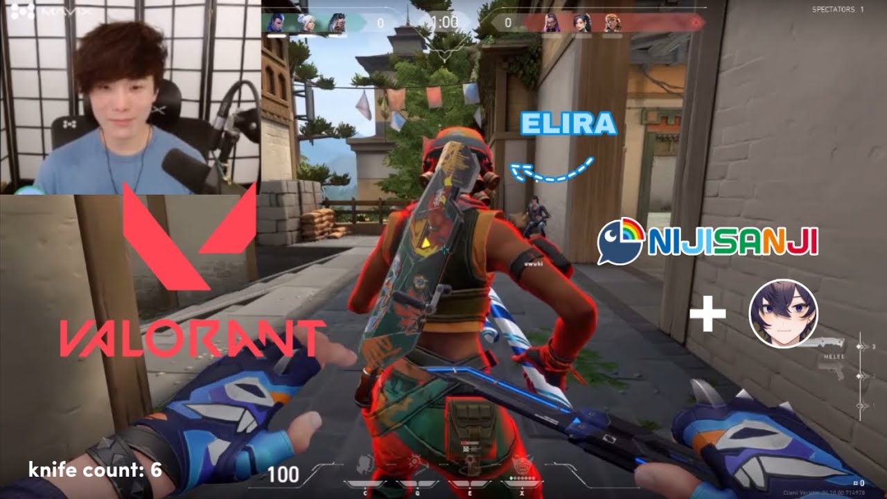 sykkuno trolling nijisanji en with a knife in valo + shxtou