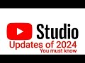 What are 2024 updates and how to check your weekly and monthly recaps in youtube studio