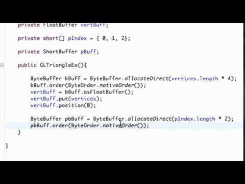 Android Application Development Tutorial   173   ShortBuffer to handle Indices