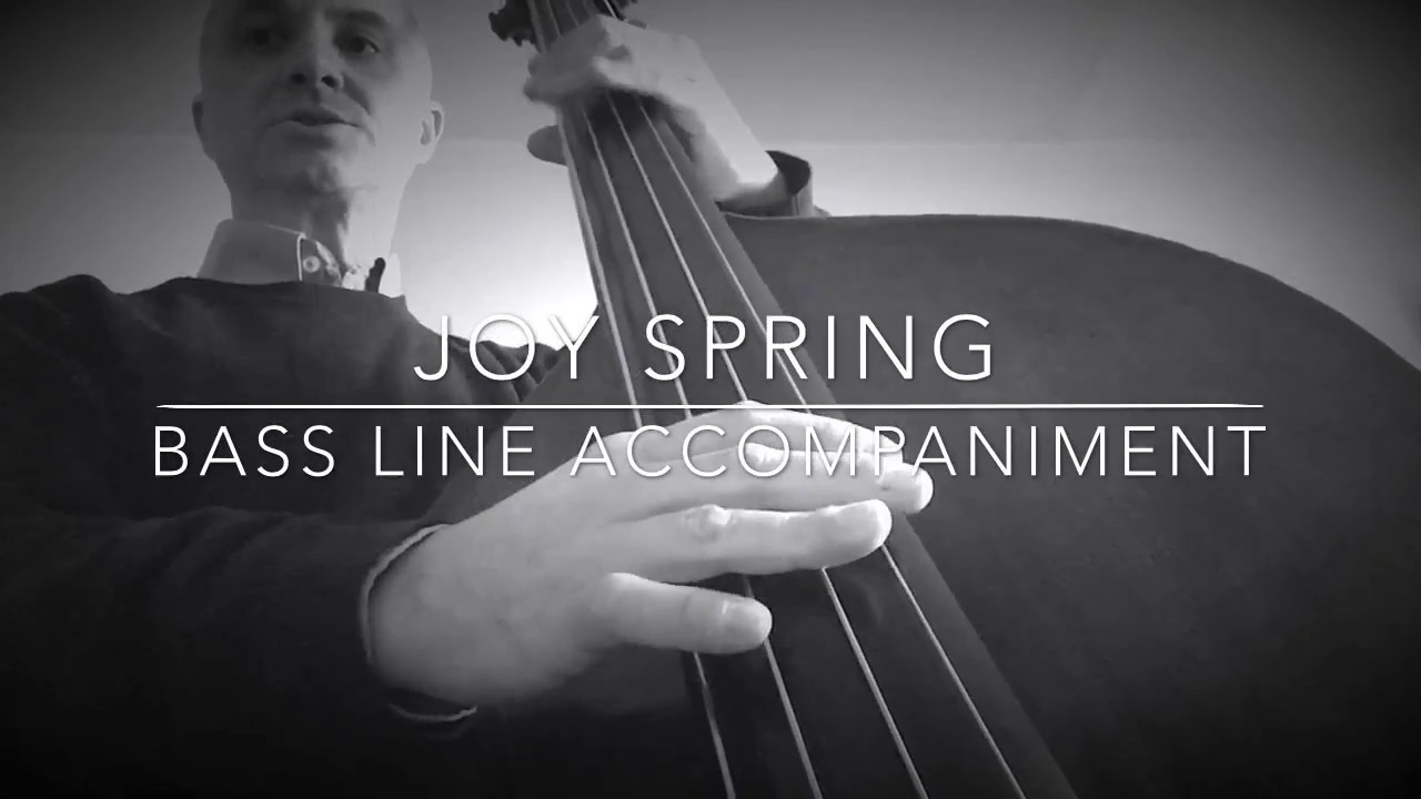 JOY SPRING BASS LINE PLAY ALONG BACKING TRACK YouTube
