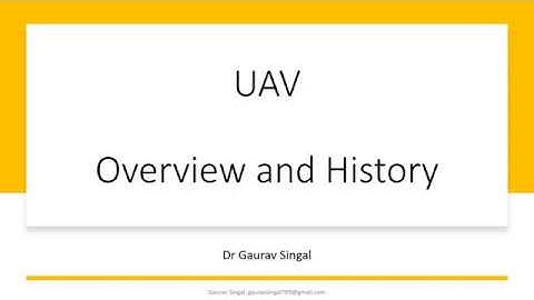 UAV: Introduction and History