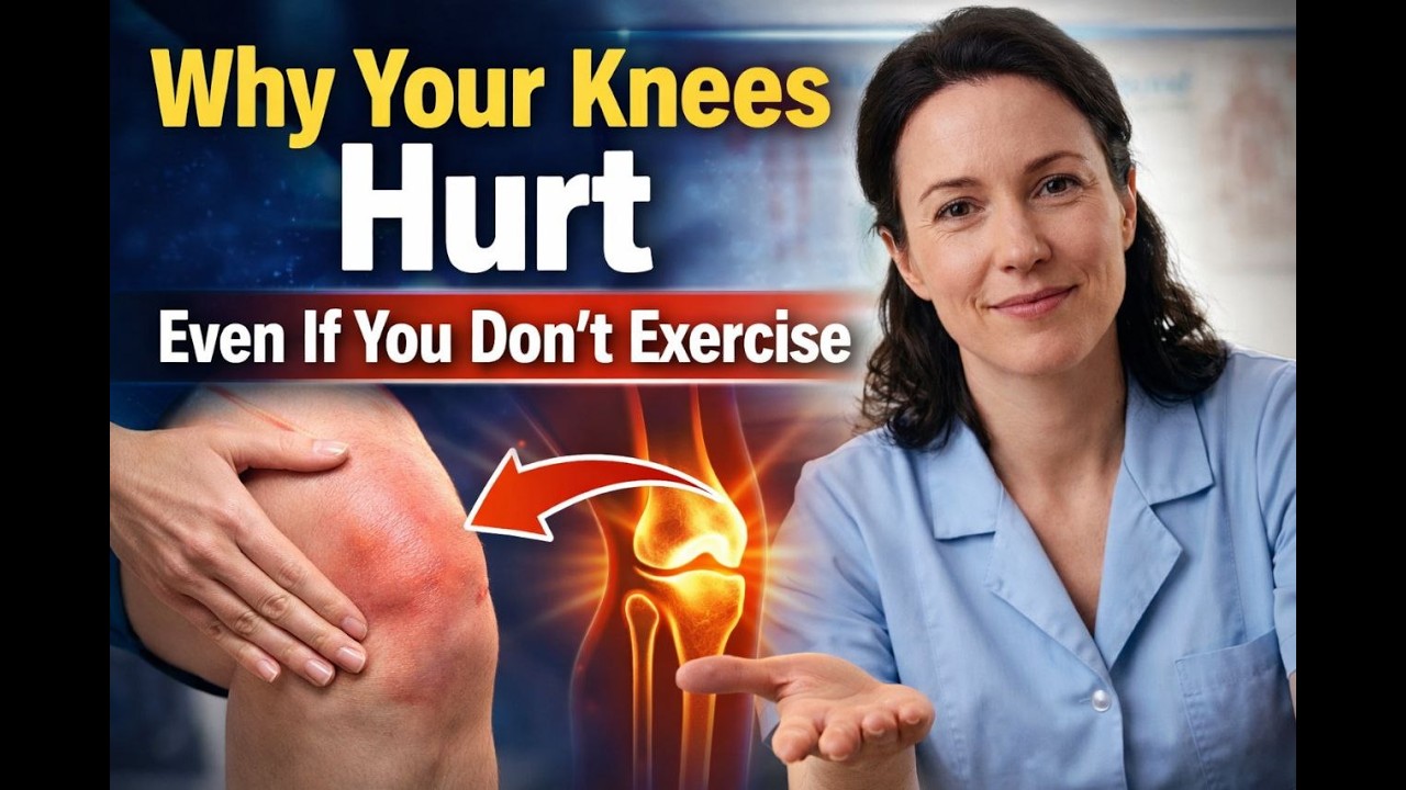 Why your knees hurt even if you don't exercise?
