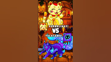 New Dynamon Purrblingy VS Yacatoma Battle 🔥 #dynamonsworld #shorts #pokemon #dynamons #games