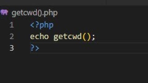 PHP | getcwd function