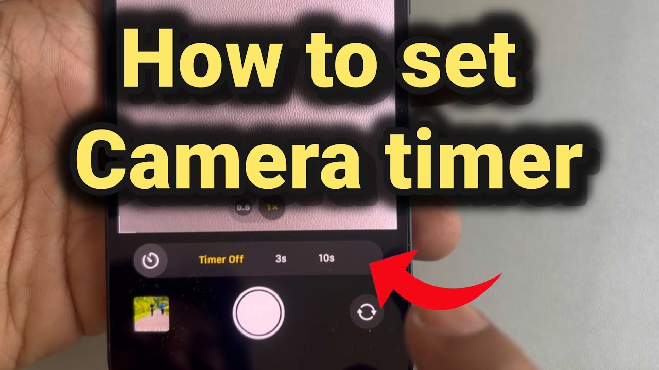 how-to-set-camera-timer-on-iphone-youtube