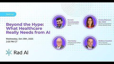 Beyond the Hype: What Healthcare Really Needs From AI