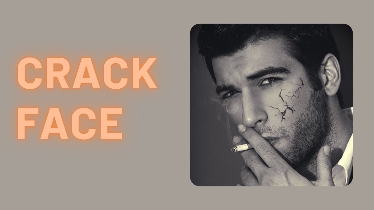 how create face crack in photoshop 2021