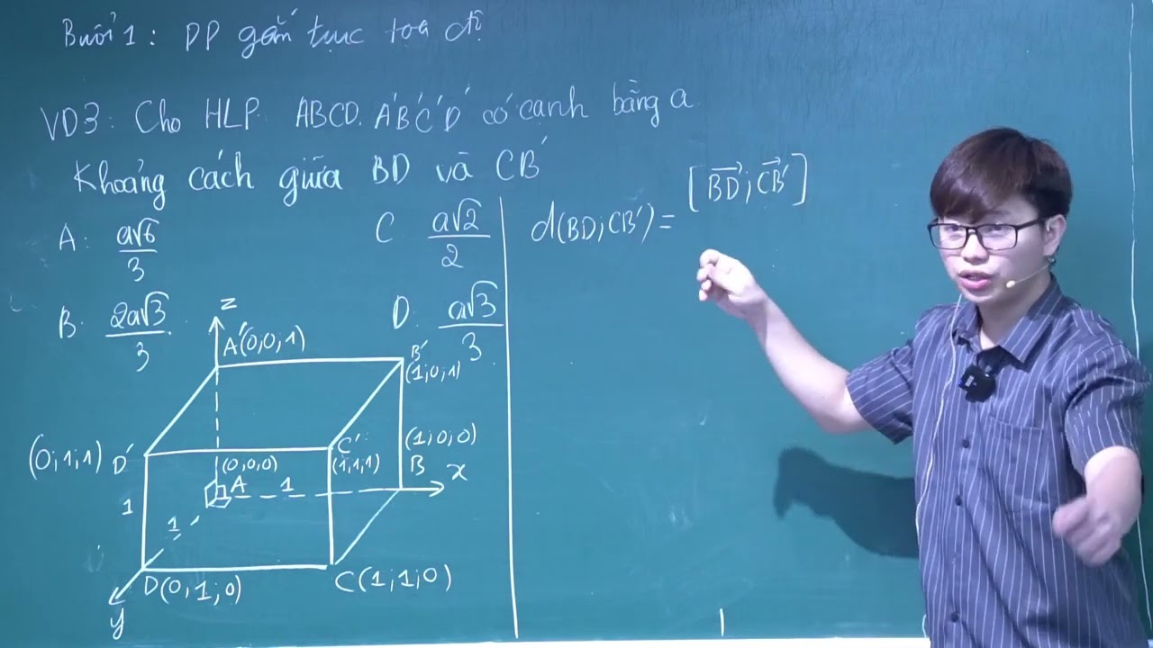 [Tổng ôn 12 ] Ghép trục để tính khoảng cách