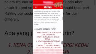16 Tahun Berlalu Pemergian Tragik Nurin Jazlin mingguanwanita mwambiltahu