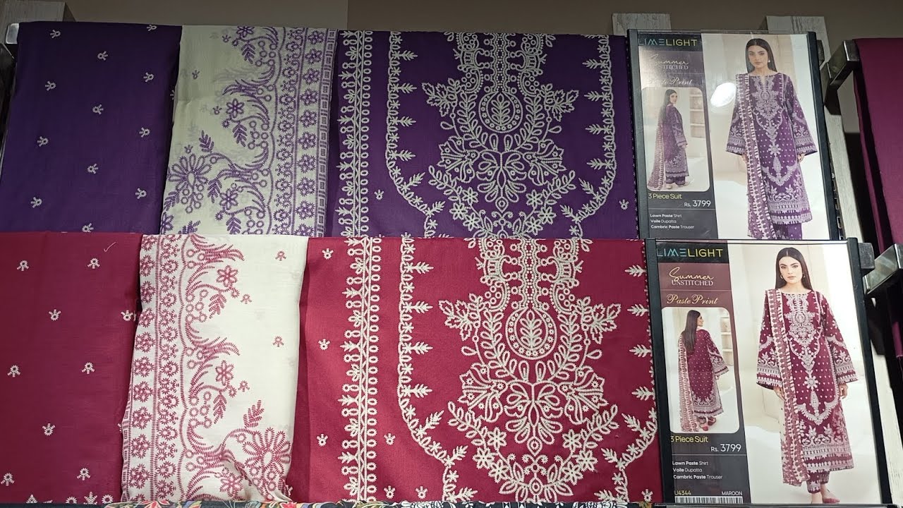 Limelight unstitched collection and stitched 