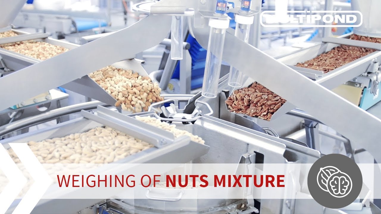 Multihead weigher | Weighing of nuts | MULTIPOND