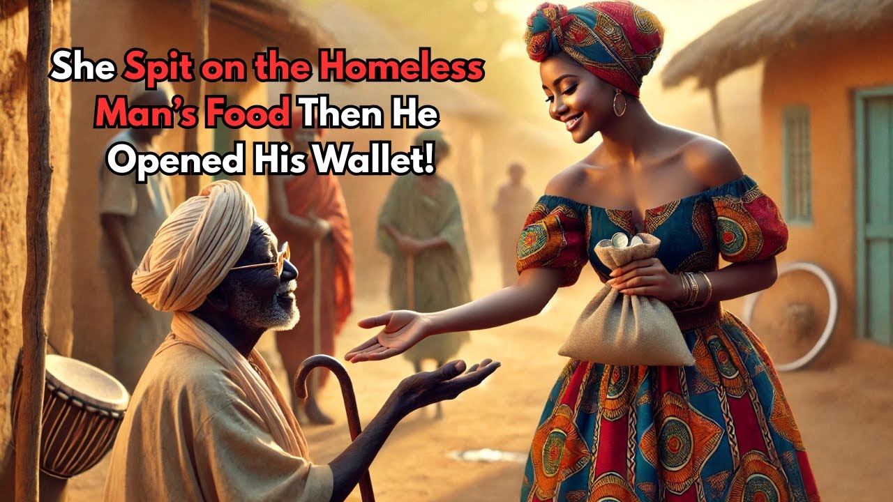 Она кормила бедного слепого нищего каждый день — пока он не сказал: «Я миллиардер» #фольклор #вре...