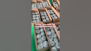 Stainless steel wire mesh knitted mesh, monel alloy knitted wire mesh, inconel alloy knitted mesh