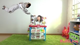 宇宙コンビニ 宇宙飛行士や宇宙人がやってきた！！ こうくんねみちゃん Universe convenience store