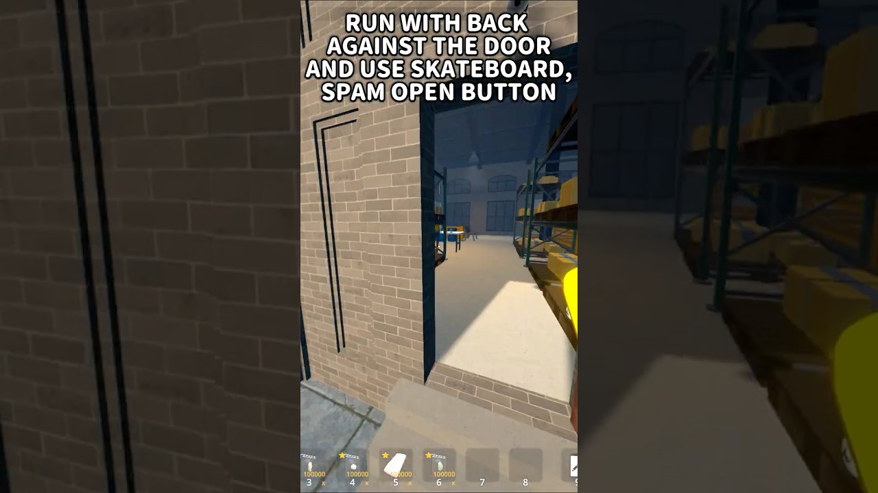 HOW TO GET INSIDE THE WAREHOUSE AT ANYTIME - SCHEDULE 1 (GAME) 