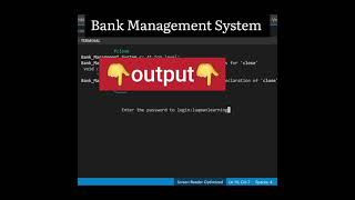 Project on Bank Management System ( output )| C programming language | Luqman learning lab