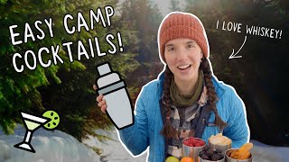 EASY COCKTAILS to Up Your Backcountry Booze Game! | Miranda in the Wild