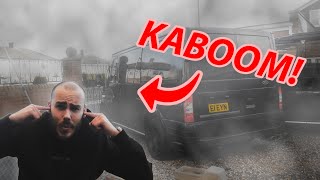 I set a GRENADE off INSIDE my van! | MK7 Ford Transit Sport