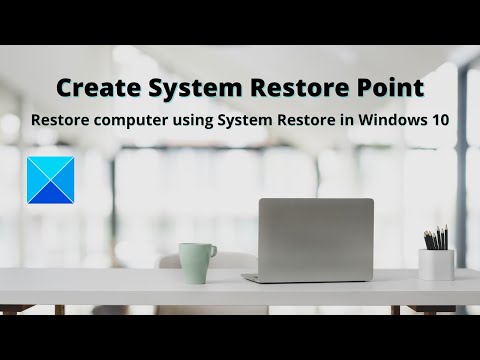 Create System Restore Point, Restore computer using System Restore in Windows 10 hqdefault