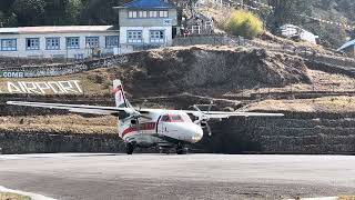 Let L-410 takeoff from Tenzing-Hillary Airport
