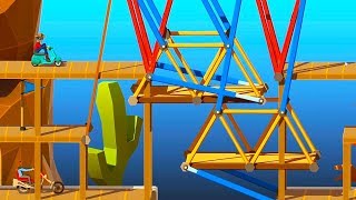 Spending Hours Creating A Double Elevator in Poly Bridge 2