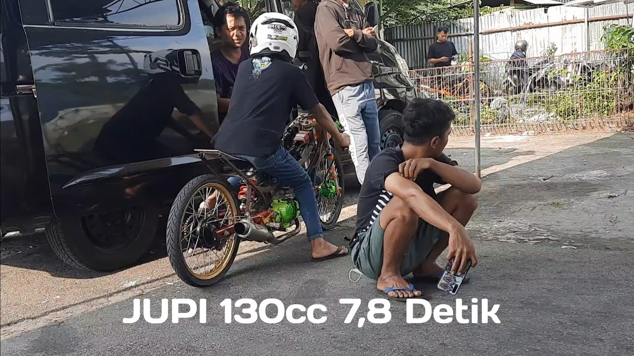 Setting Jupiter 130cc TuneUp TERCEPAT 7,8 Detik Setyoko Penceng Sirkuit GDS Klaten