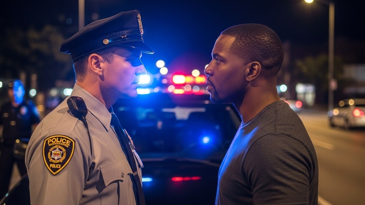 Policjant zakłada kajdanki mężczyźnie, ale potem odkrywa, że to prawnik z renomowanej kancelarii