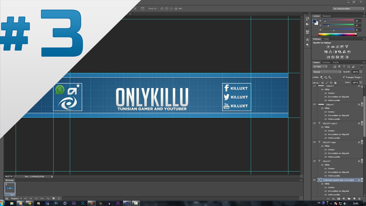 Beginner's Path | Make a simple clean 2D Banner