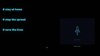 Html 2 | Interactive rocket animation using html & css to #beathtevirus