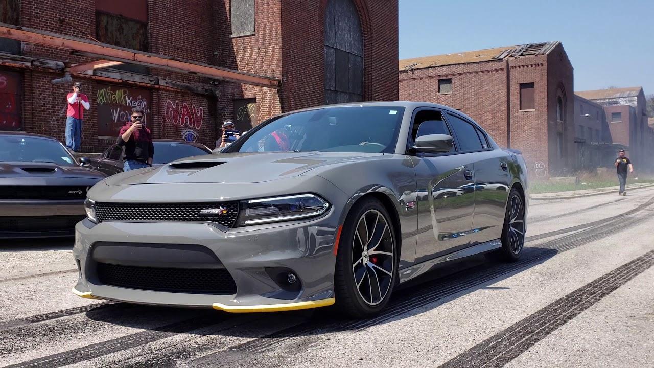 2017 DODGE CHARGER SCAT PACK BURNOUT YouTube