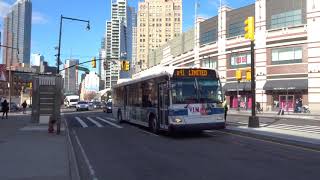 NYC Bus: Bergen Beach bound Orion VII NG 4617 B41 LTD at Atlantic Av/Flatbush Av