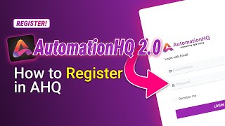 How to Register and Reset Password in AHQ