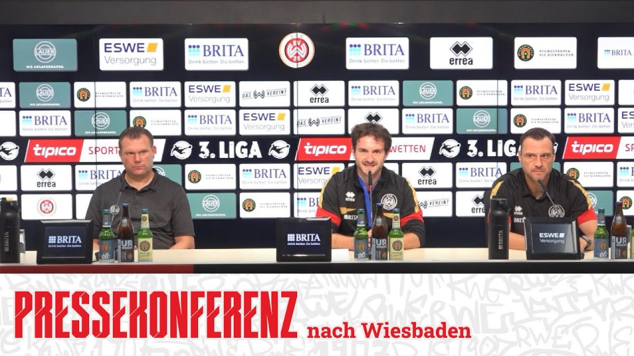 Rot-Weiss Essen: Pressekonferenz nach Spiel gegen SV Wehen Wiesbaden