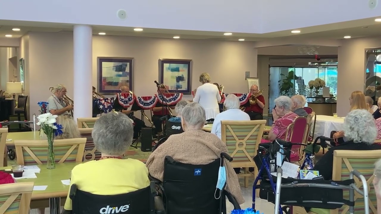 Peachtree Trombone Ensemble - America The Beautiful - Delmar Gardens - 7/1/2023