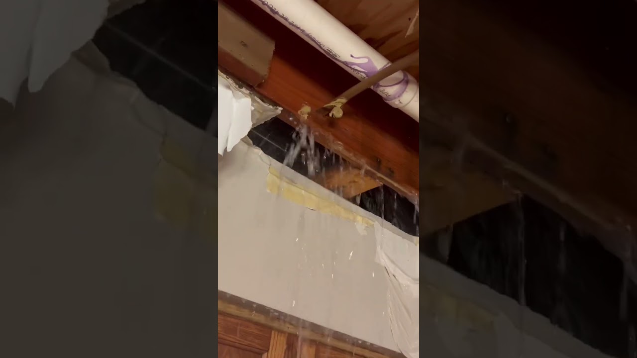 Frozen Water Pipe Burst 💥