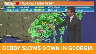 Tuesday 4am Tropical Update: Debby slowing down, new area to watch in the Caribbean