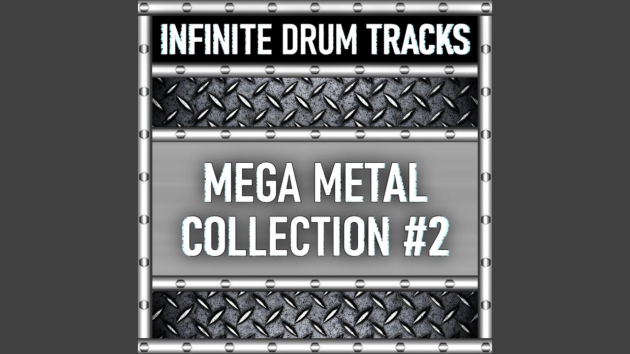 Powerful Brutal Heavy Metal Drum Track 225 BPM Metal Drums (Isolated ...