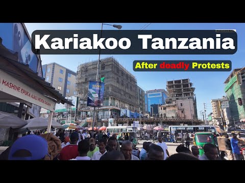 Kariakoo Dar Es Salaam Tanzania After Deadly Protests Tanzania Is Slowly Turning Cashless