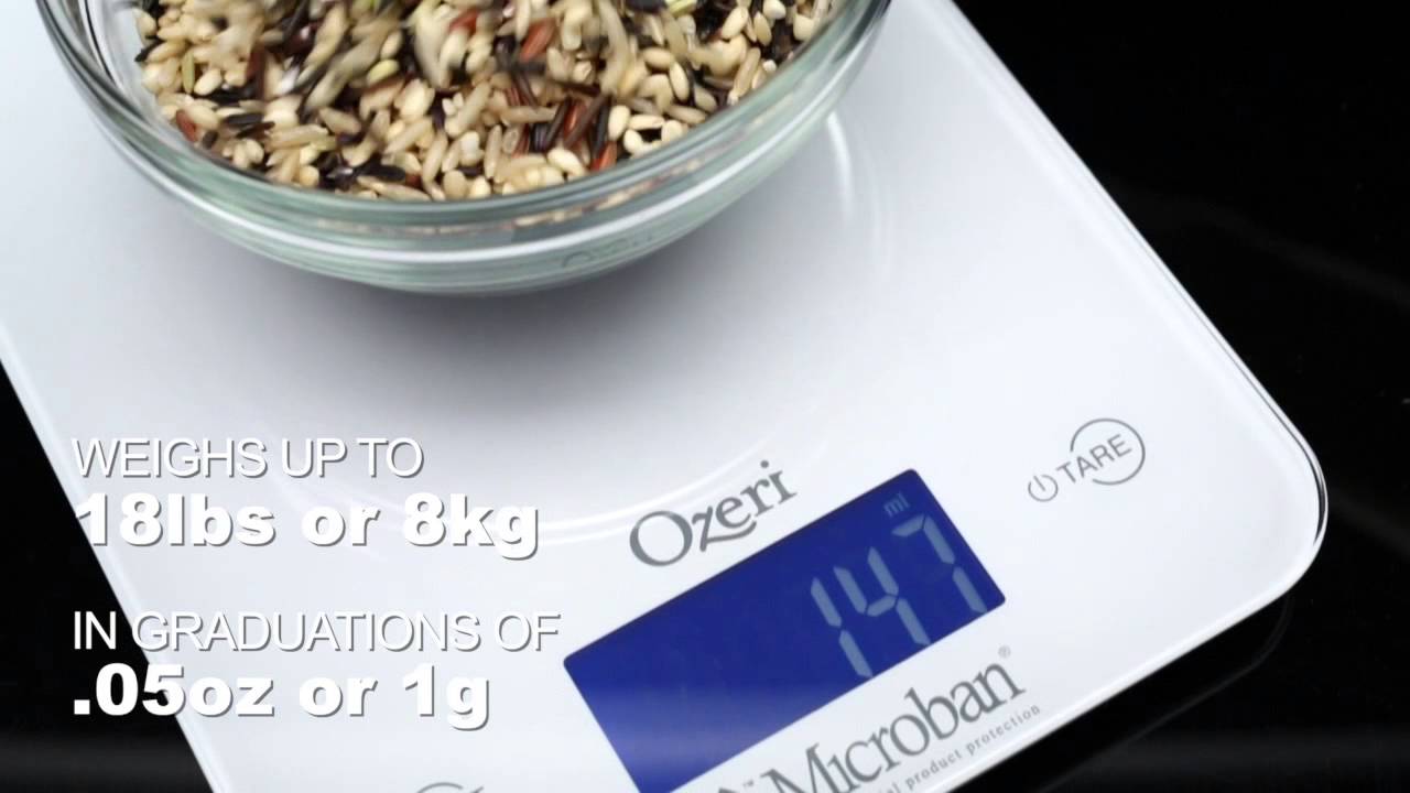 Ozeri Touch II Professional Digital Kitchen Scale with Microban