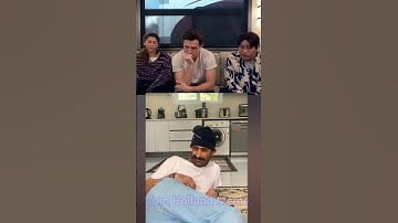 Tom Holland react Try to laugh Part #21. #tomholland #trynottolaugh #funny