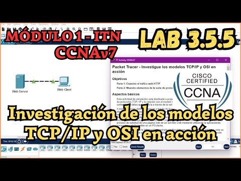 3.5.5 Packet tracer - Investigue los modelos TCP/IP y OSI en accion (Resolución)