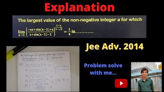Solve (Jee Adv. 2014) problem with me....