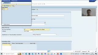 110 - Additional ABAP Concepts - AUTHORITY-CHECK - Creation of Authorization Field and Object