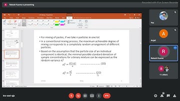 Mixing index by RK sir | food technology II year