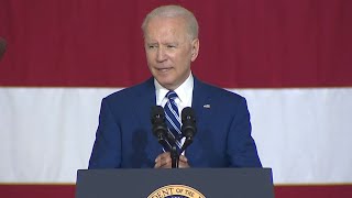 WATCH LIVE: President Joe Biden speaking at Joint Base Langley-Eustis in Hampton, Virginia